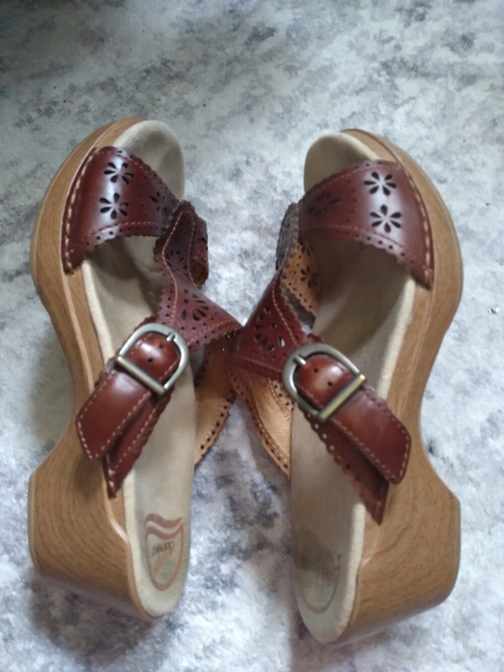 Dansko brown leather sandals - 39/8